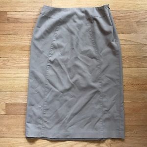 Talbots khaki career work office skirt size 4